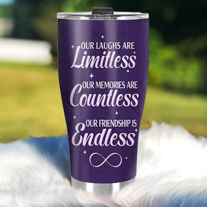 It Takes A Long Time To Grow An Old Friend | Personalized Stainless Steel Tumbler