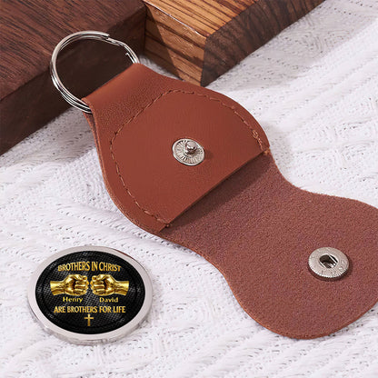 Brothers In Christ Are Brothers For Life | Personalized Pocket Hug