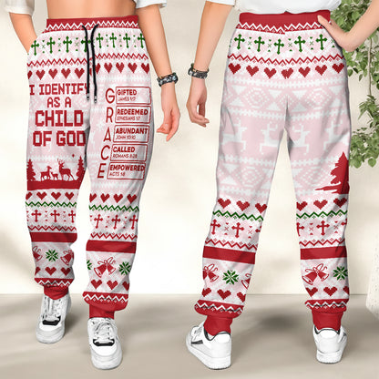 I Identify As A Child Of God | Personalized Sweatpants