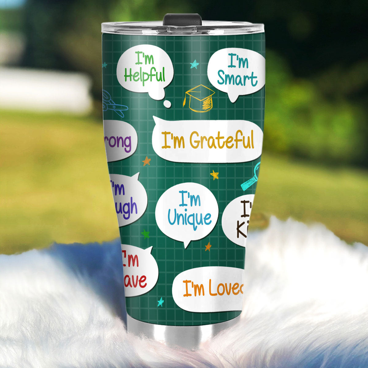 I'm Kind I'm Brave | Personalized Stainless Steel Tumbler JSSSTPH1247M