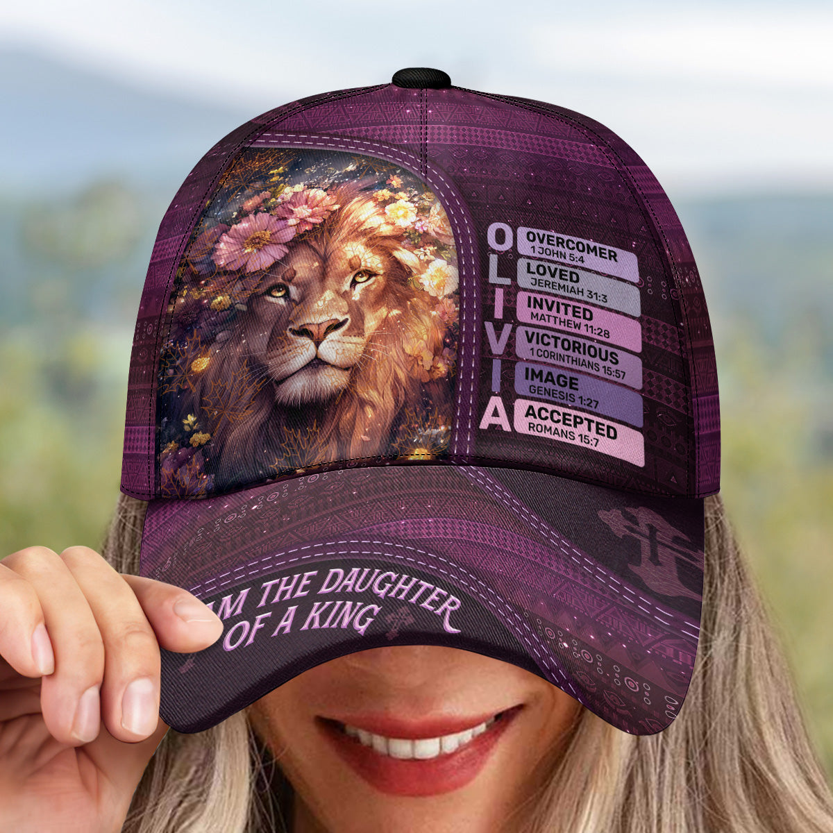 I Am The Daughter Of A King | Personalized Classic Cap
