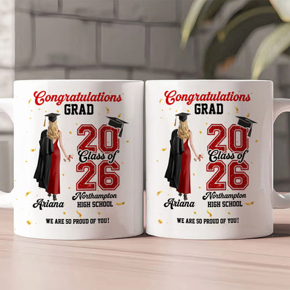 Congratulations On Your Graduation | Personalized Ceramic Coffee Mug