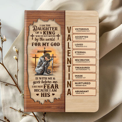 I Am The Daughter Of A King | Personalized Leather Cover Notebook