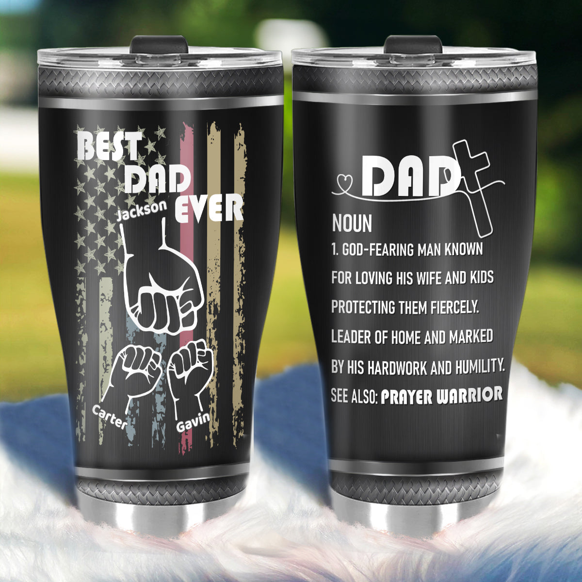 Dad Definition | Personalized Stainless Steel Tumbler