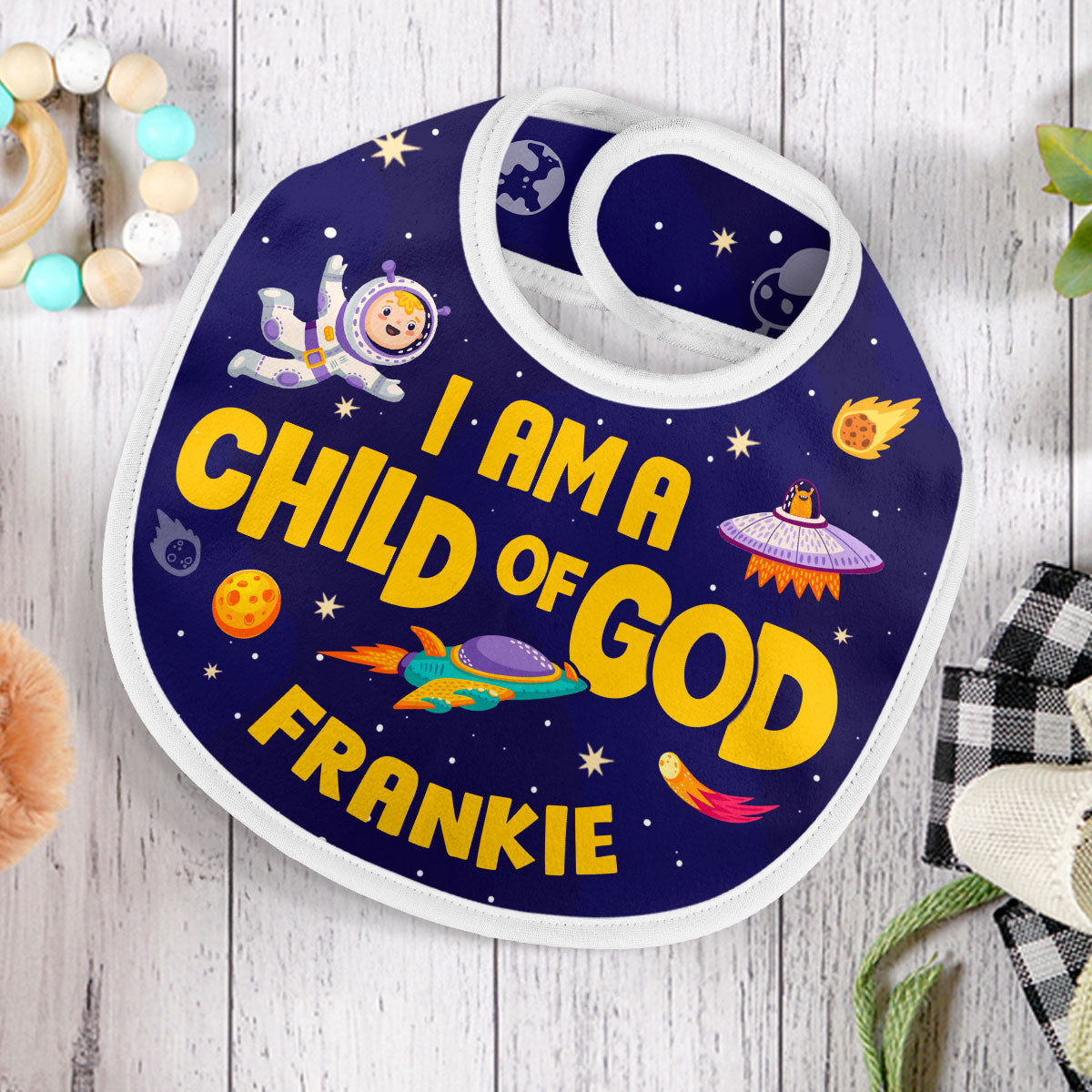 I Am A Child Of God | Personalized Baby Bib