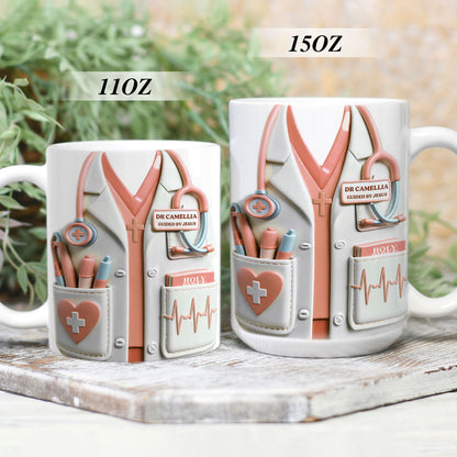 Dr Guided By Jesus | Personalized Ceramic Coffee Mug