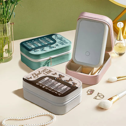 God Says I Am | Personalized Custom Jewelry Box With LED Mirror