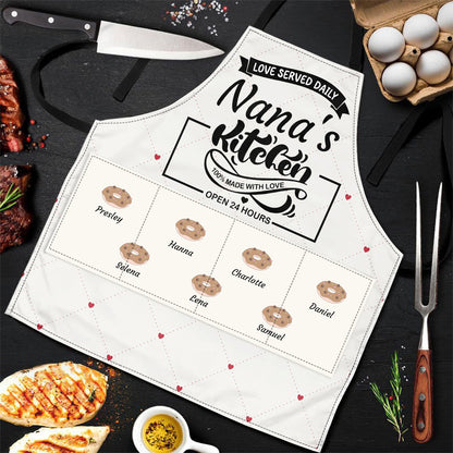 Grandma's Kitchen | Personalized Apron With Pocket