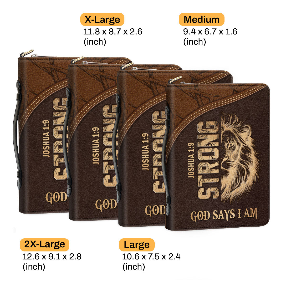 Man Of God Lion | Personalized Bible Cover