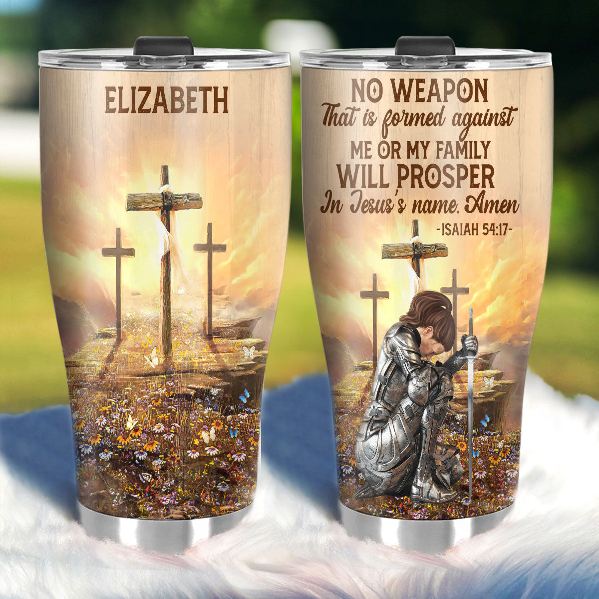 No Weapon  | Personalized Stainless Steel Tumbler