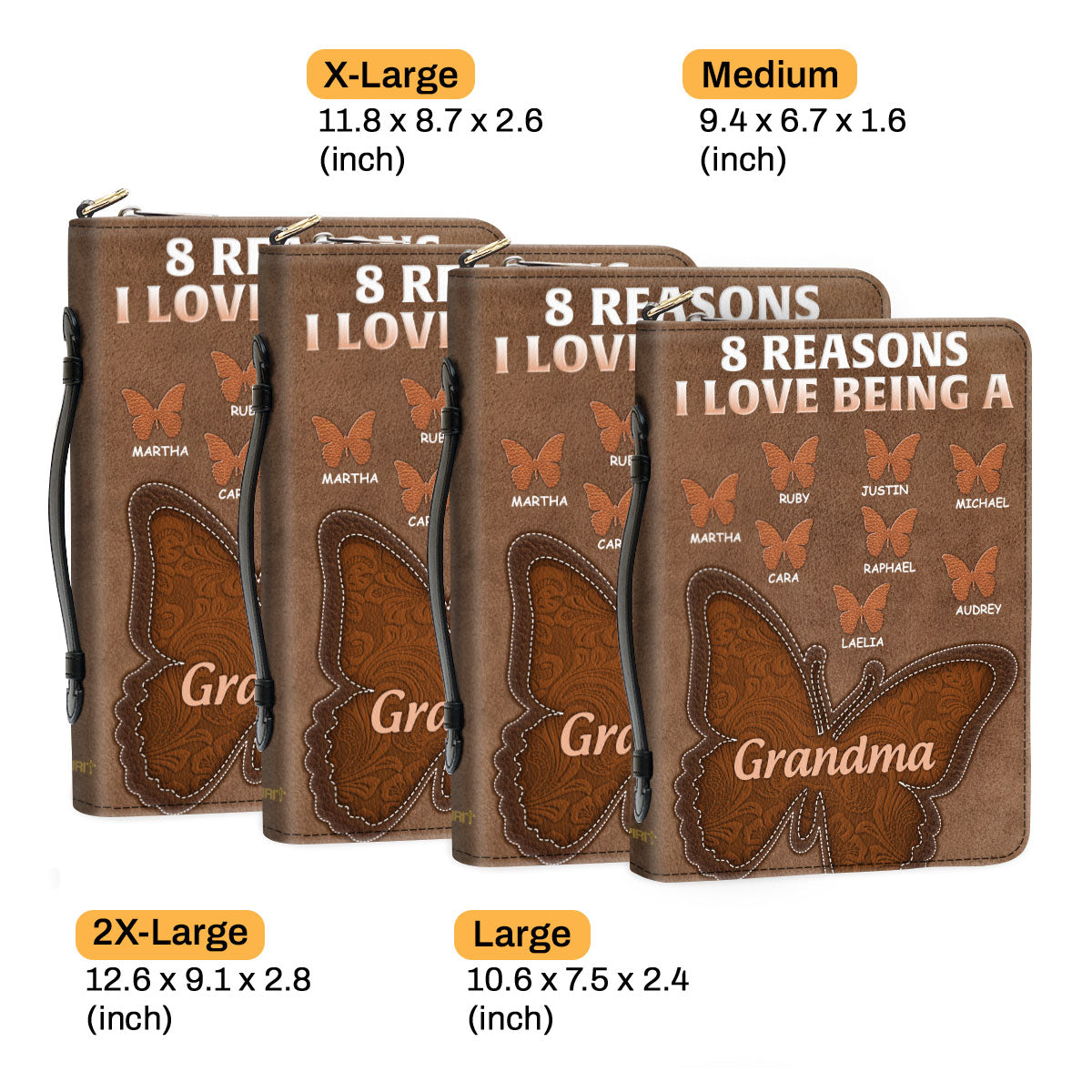 The Reason I Love Being A Grandma | Personalized Bible Cover JSBCPN2649D