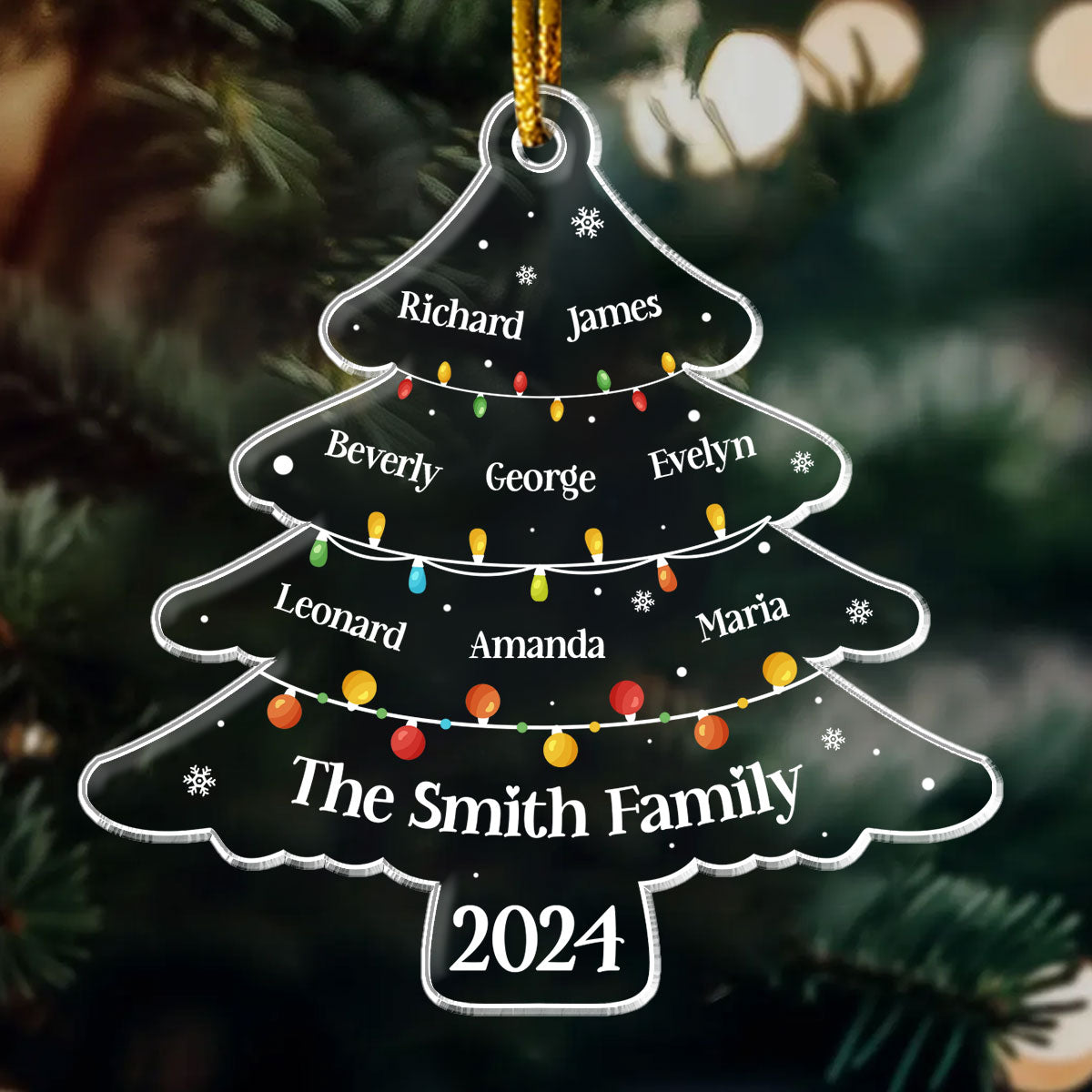 We Find The True Meaning Of Christmas | Personalized 1-Side Acrylic Ornament JSACOHLL2697TA