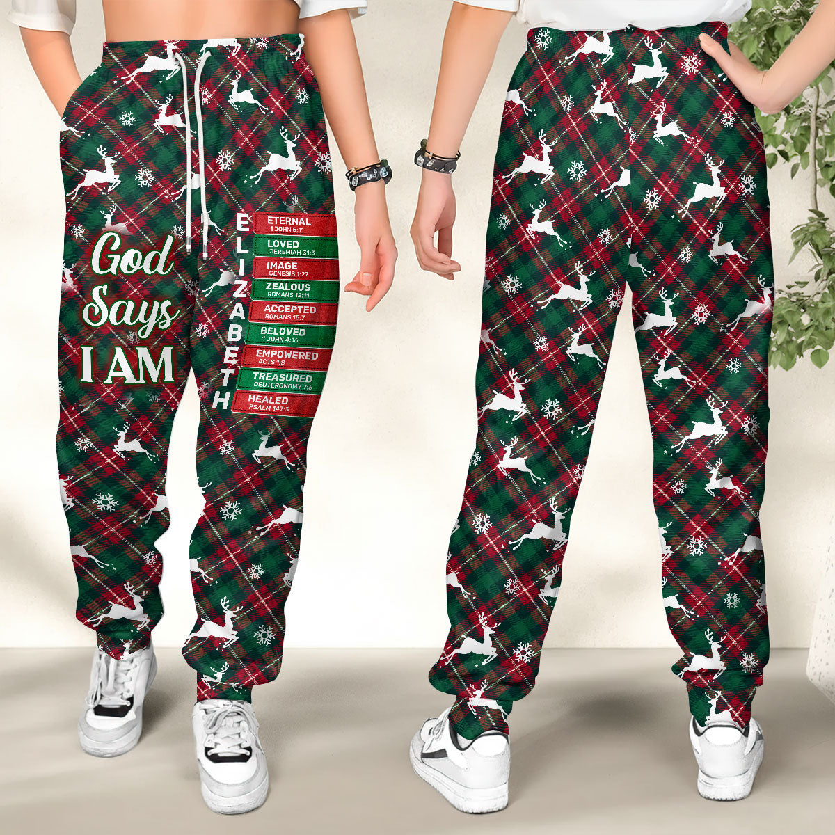 God Says I Am | Personalized Sweatpants