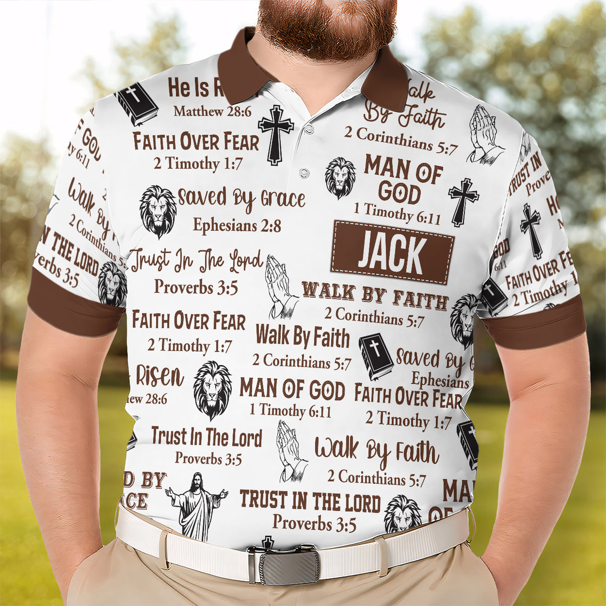 Trust In The Lord  | Personalized Polo Shirt