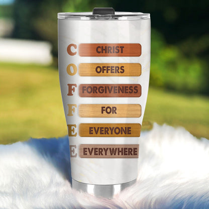 All I Need Today Is A Little Bit Of Coffee And A Whole Lot Of Jesus | Personalized Stainless Steel Tumbler JSSSTPHA1438D