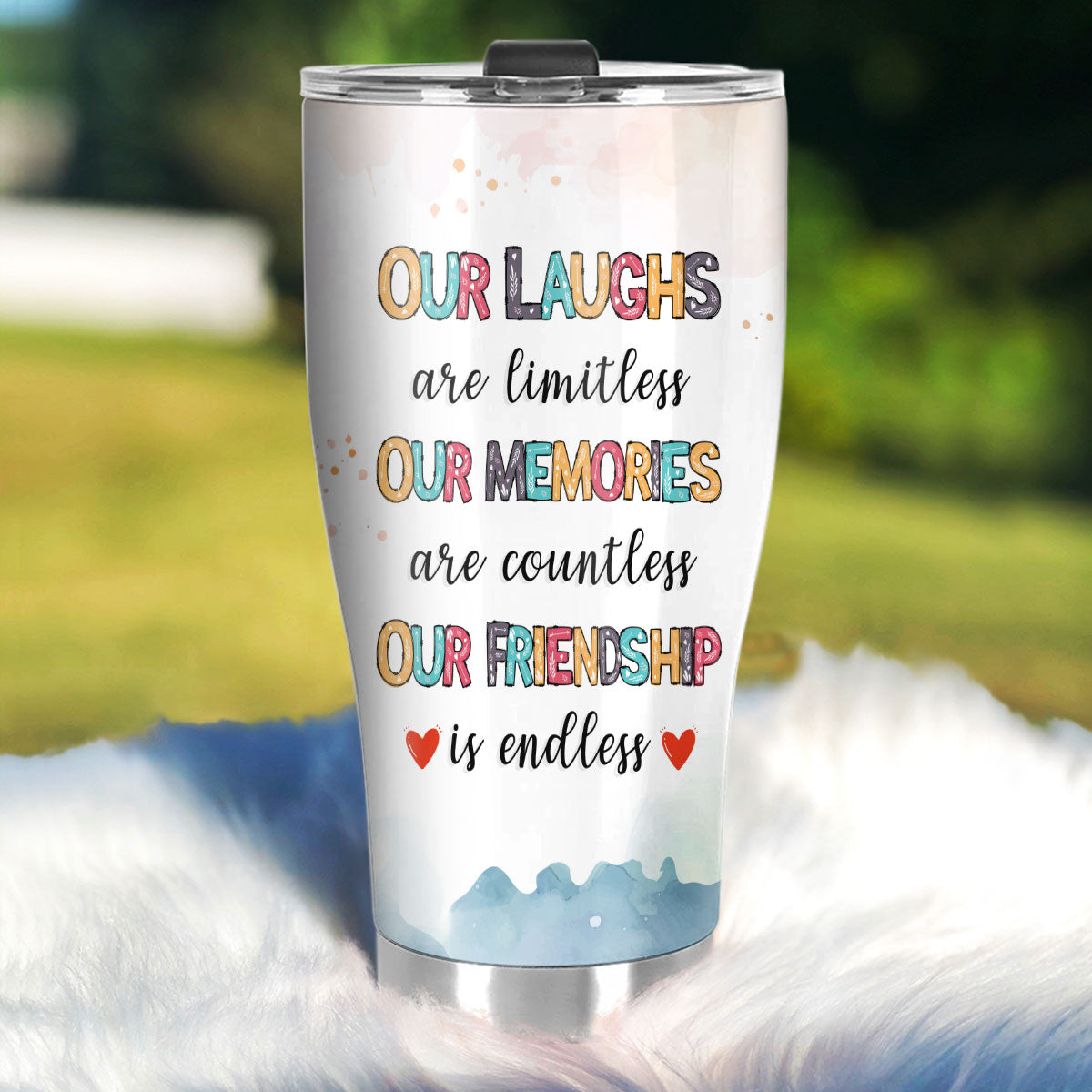 It Takes A Long Times To Grow An Old Friend | Personalized Stainless Steel Tumbler JSSSTPL2221L