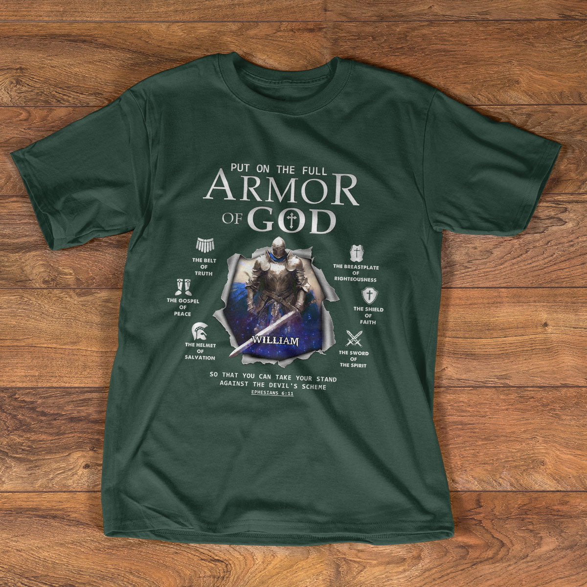 Armor Of God | Personalized Classic Unisex T-shirt
