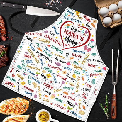 It's A Nana Thing | Personalized Apron With Pocket