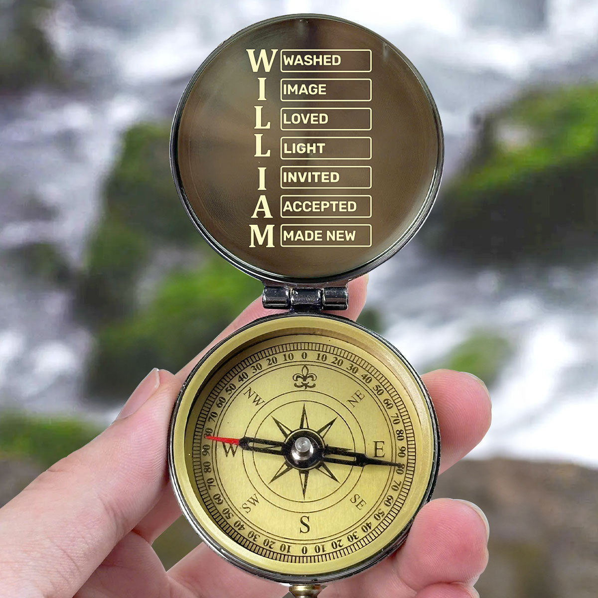 Man Of God | Personalized Compass