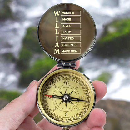 Man Of God | Personalized Compass