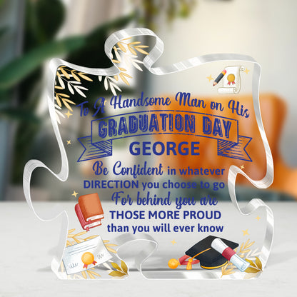 Happy Graduation | Personalized Custom Shaped Squared Acrylic Plaque