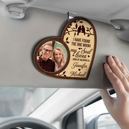 I Have Found The One Whom My Soul Loves | Personalized Car Visor Clip