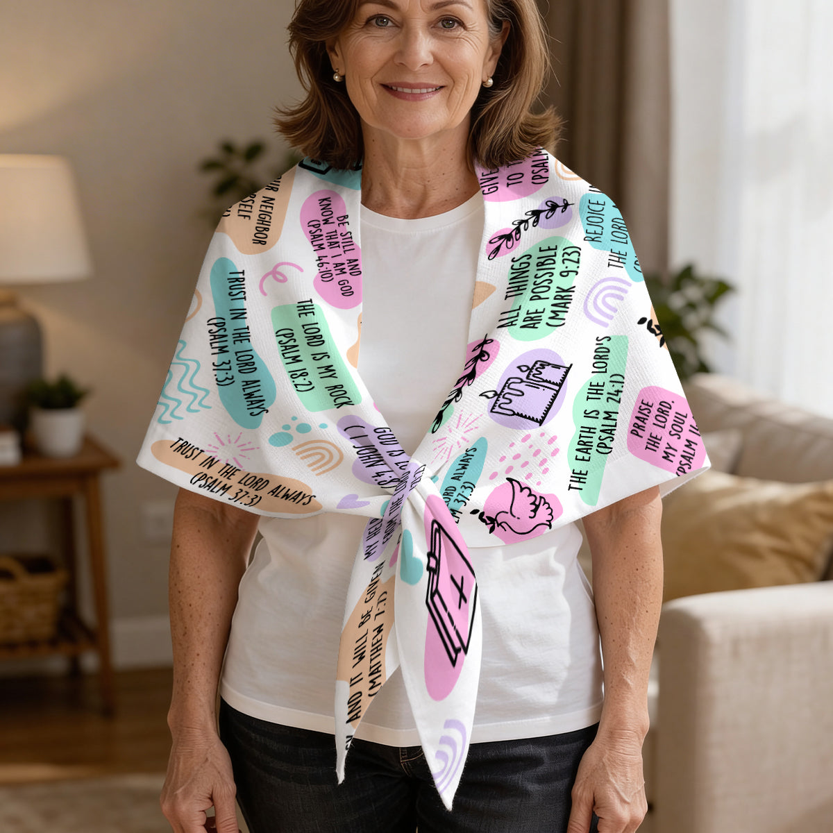 My Daily Bible Affirmations | Personalized Shawl Wrap