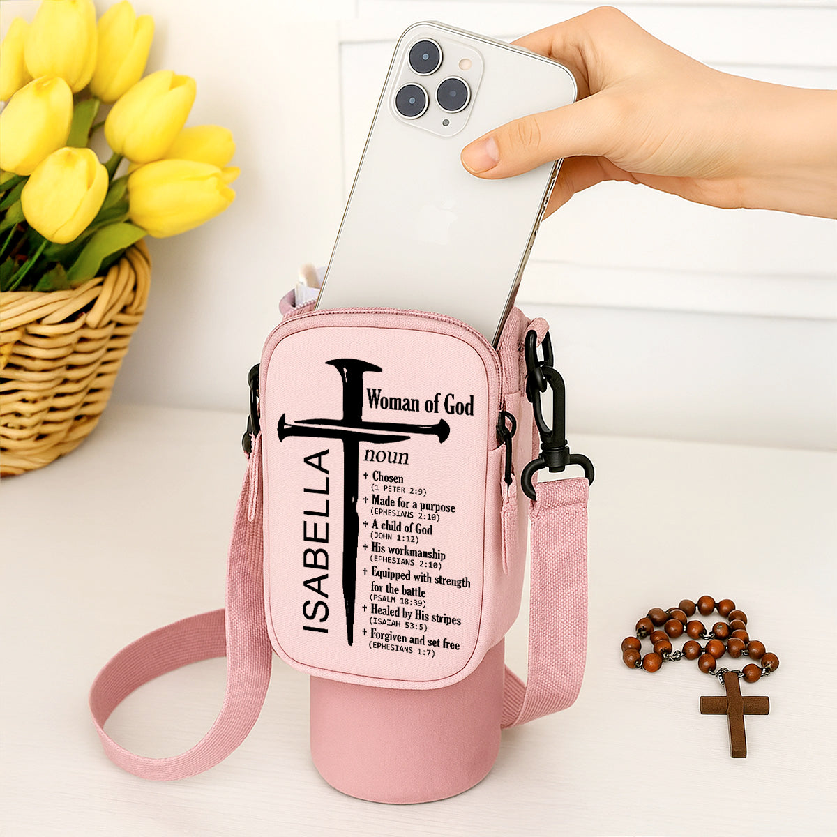 A Child Of God  | Personalized Tumbler Holder Bag