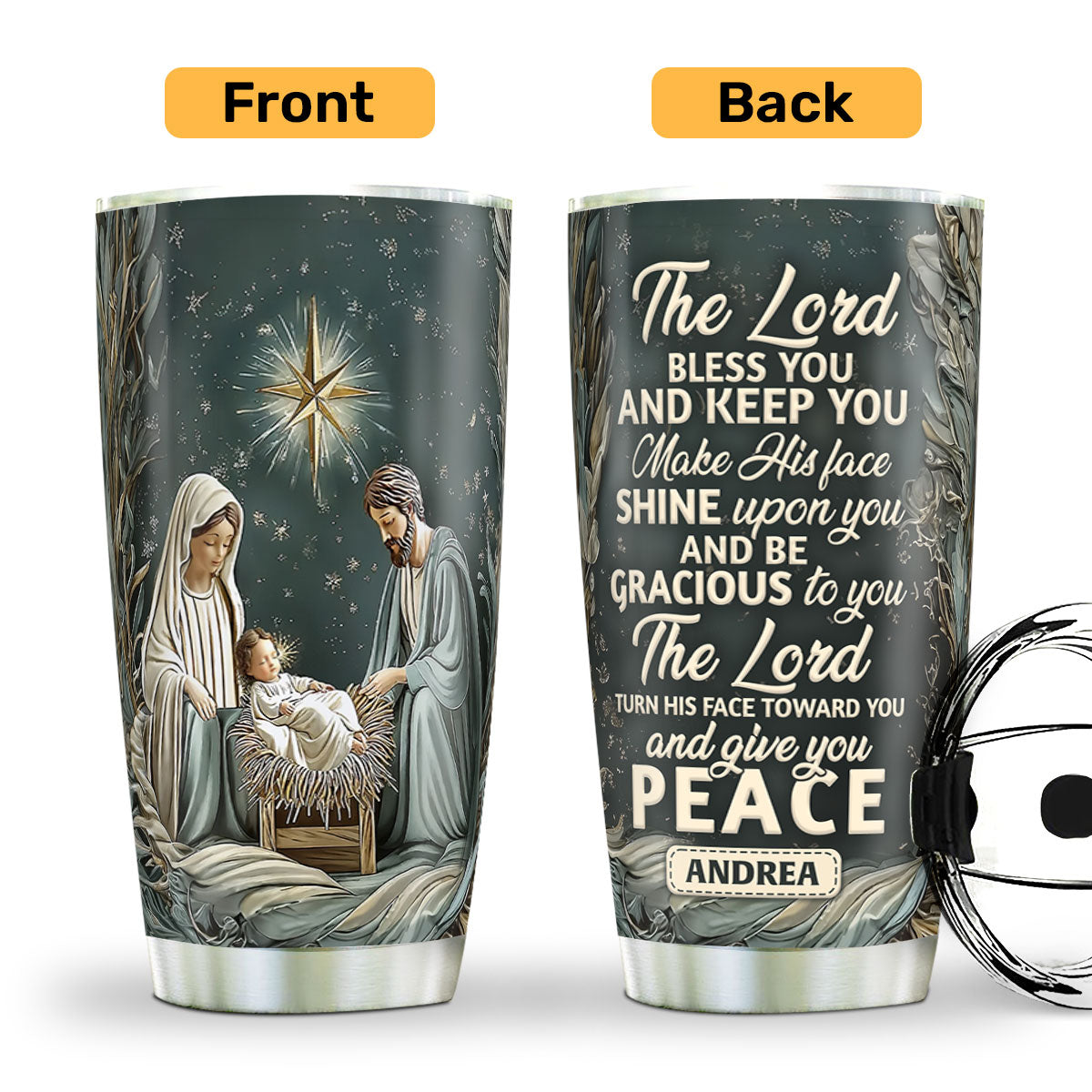 The Blessing | Personalized Stainless Steel Tumbler