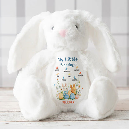 My Little Blessings | Personalized Stuffed Bunny