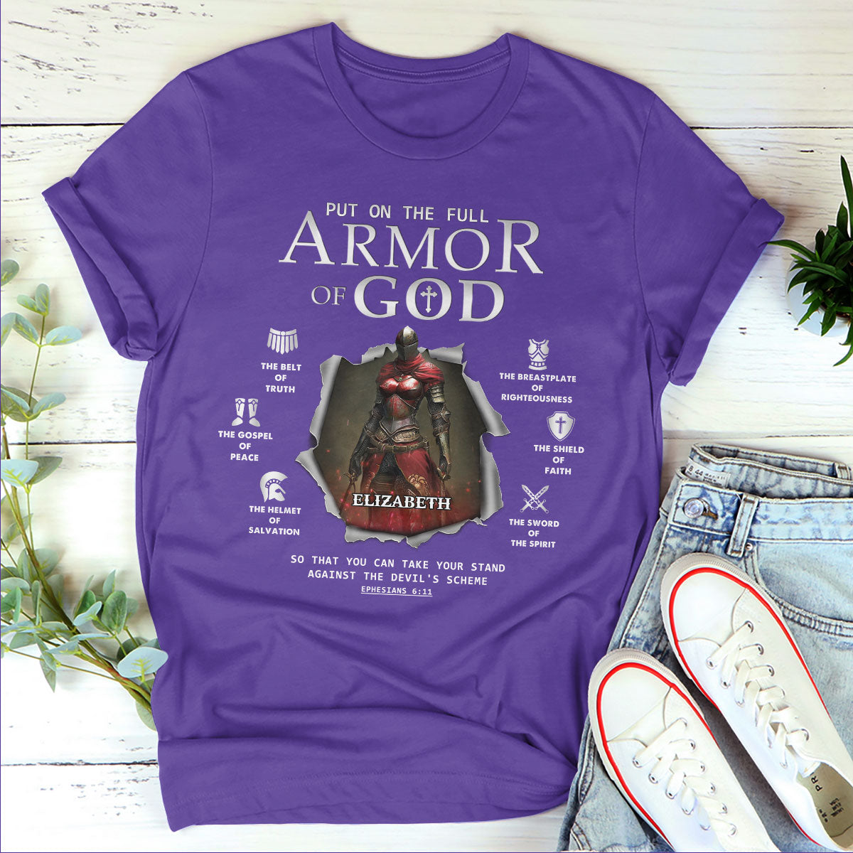 Armor Of God | Personalized Classic Unisex T-shirt