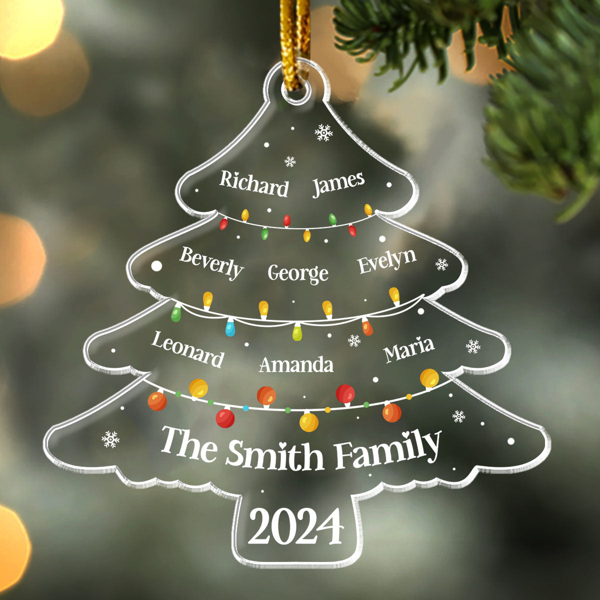 We Find The True Meaning Of Christmas | Personalized 1-Side Acrylic Ornament JSACOHLL2697TA