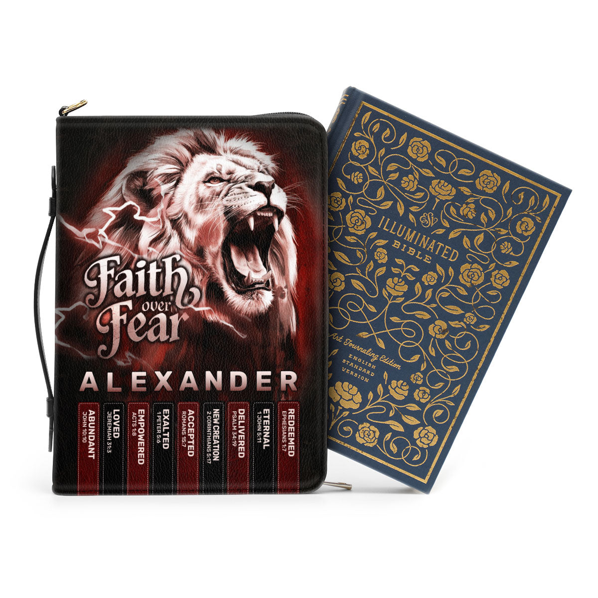 Faith Over Fear | Personalized Bible Cover