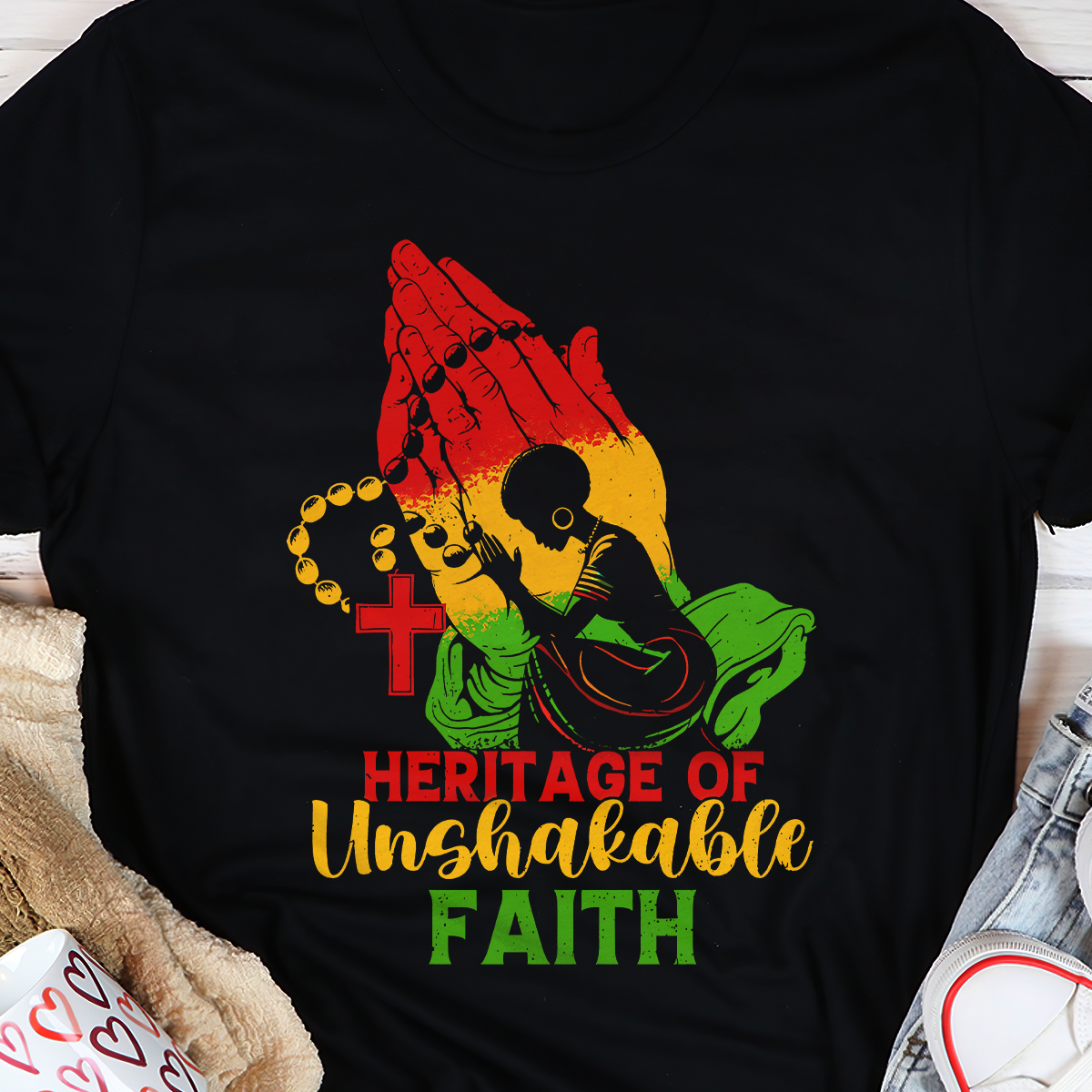 Heritage Of Unshakable Faith |  2D Unisex T-shirt