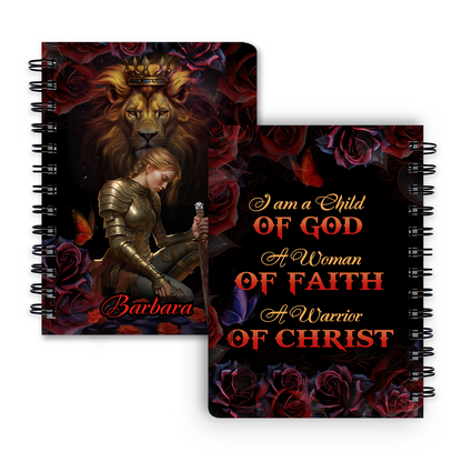 A Woman Of Faith Journal | Personalized Spiral Journal JSSJPM2746M