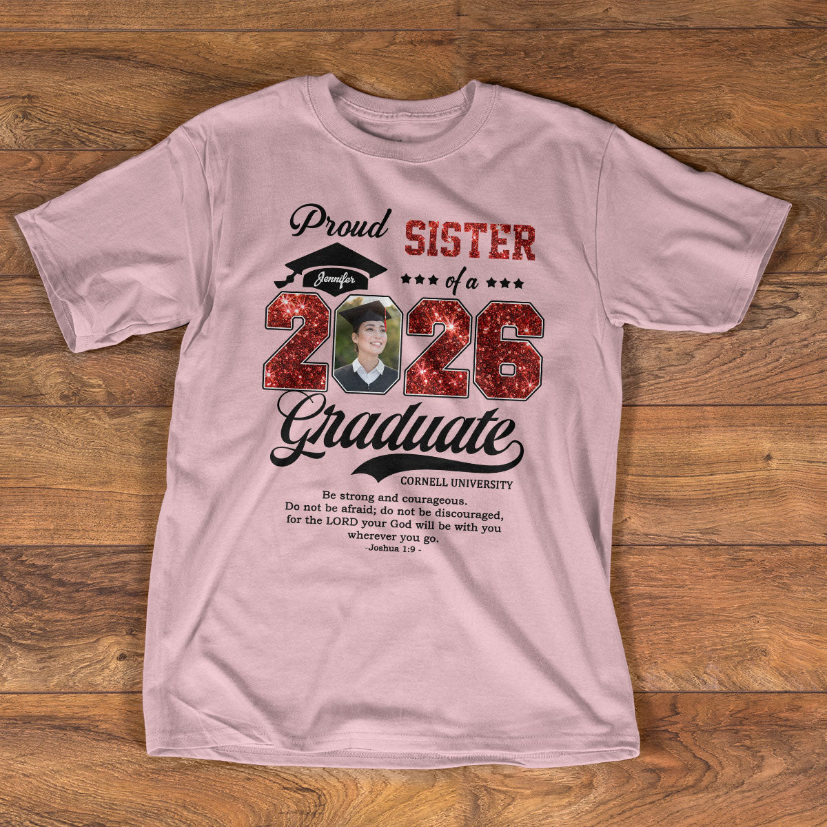 Proud Mom/Dad Of A 2026 Graduate | Personalized 2D Unisex T-shirt