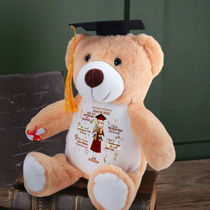 With God All Things Are Possible | Personalized Graduation Teddy Bear