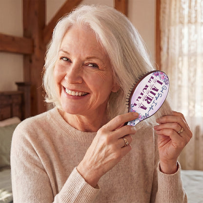 God Says I Am | Personalized Hair Brush