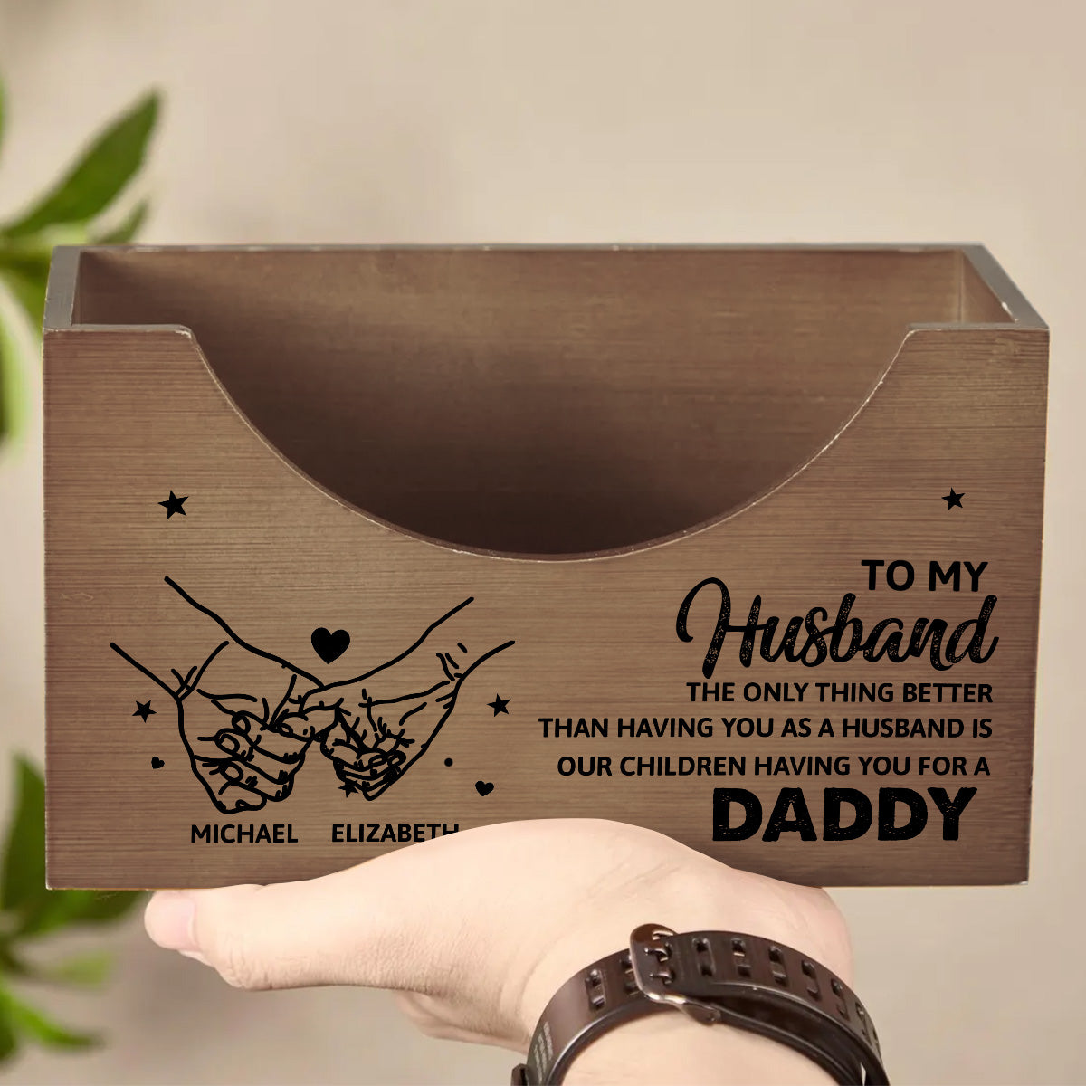 To My Husband | Personalized Cap Holder