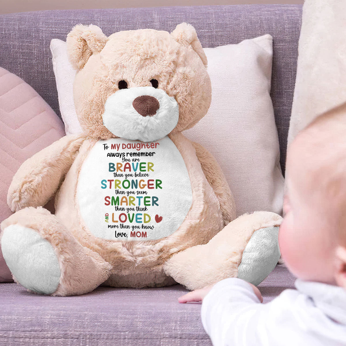 You Are Loved More Than You Know | Personalized Teddy Bear