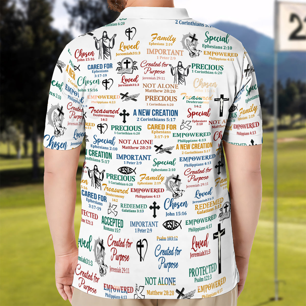 God Says I Am | Personalized Polo Shirt