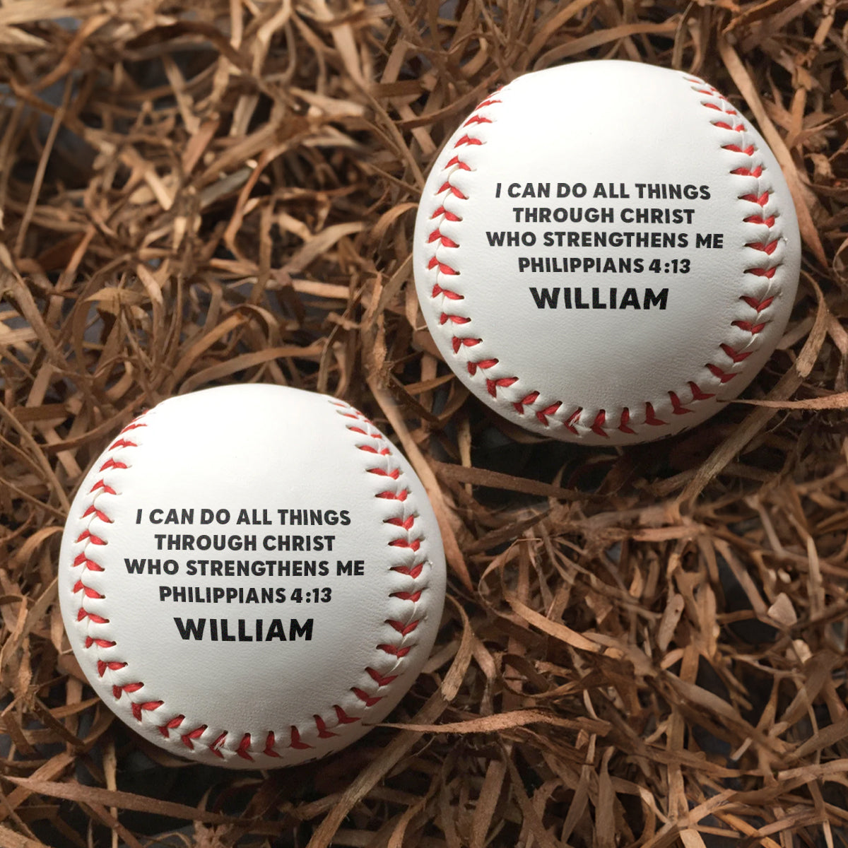 I Can Do All Things Through Christ | Personalized Baseball