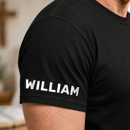 Broken But Chosen | Personalized T-shirt With Front And Sleeve Design