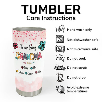 To My Nana | Personalized Stainless Steel Tumbler JSSSTPL2394D