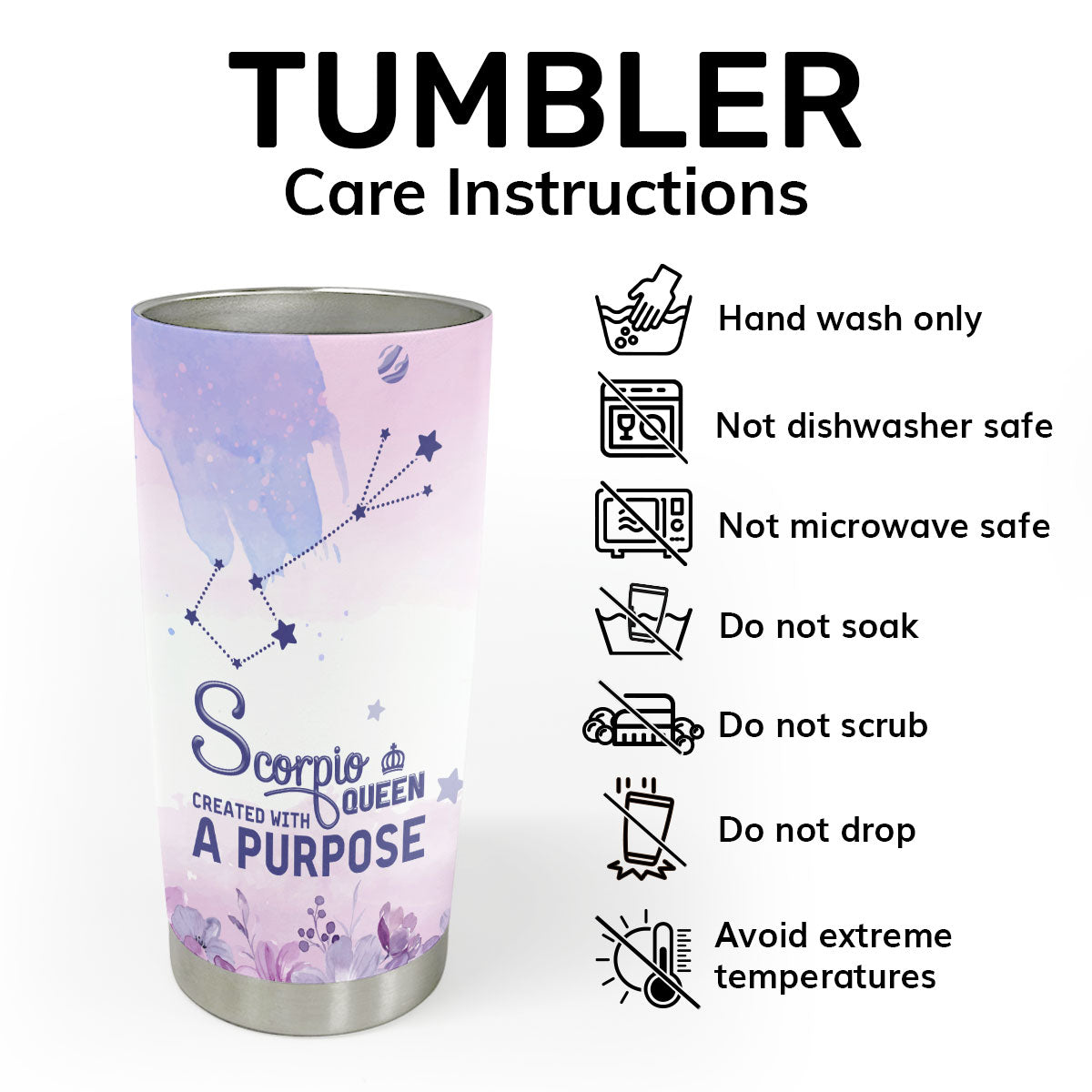 Celestial | Personalized Stainless Steel Tumbler JSSSTPPA1327L