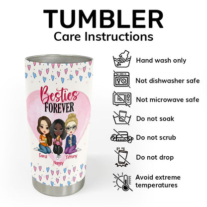 Our Friendship Is True Blessing To Me | Personalized Stainless Steel Tumbler JSSSTPT2302D
