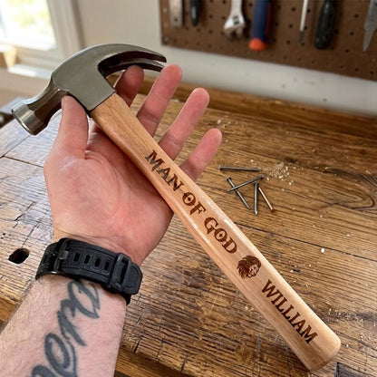 Man Of God | Personalized Wooden Hammer