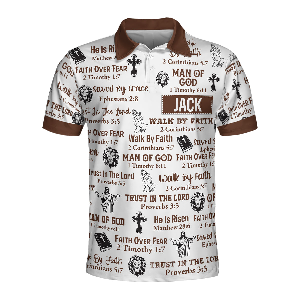 Trust In The Lord  | Personalized Polo Shirt