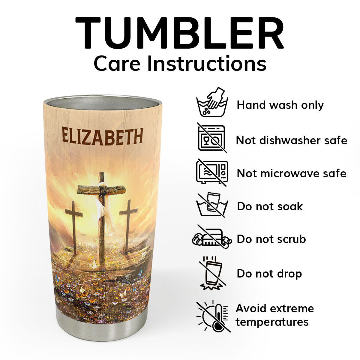 No Weapon  | Personalized Stainless Steel Tumbler