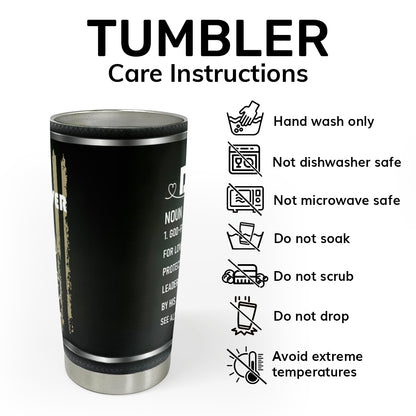 Dad Definition | Personalized Stainless Steel Tumbler